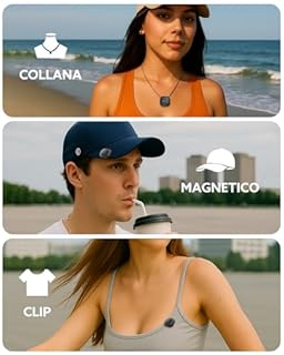 Neceff Microfono Wireless Lavalier per iPhone e Android, USB-C microfoni Piccolo a Clip Plug-and-Play con Cancellazione Rumore AI, Batteria 32 Ore, Microfono per Cellulare per Video, Vlog(48kHz/24Bit)