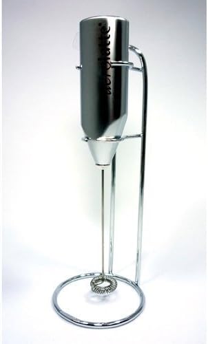 Aero latte satin (gloss without silver) with stand set milk foamer AERCOF00AL3S01 (japan import)