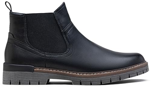 Image of Jousen Chelsea Boots Casual Slip On Ankle Waterproof Mens Boots