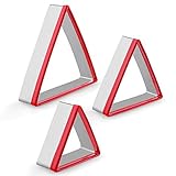 FASAKA 3-Piece Triangle Cookie Cutters Set 2.5