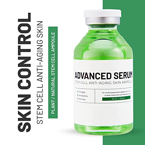 Brüun SC Control Stem Cell Serum Ampoule - Micro Needling Korean Serum Booster For Face And Body To Use With And Without Derma Pen Microneedling Skin Care Serum 1.18 Fl.Oz thumb #1