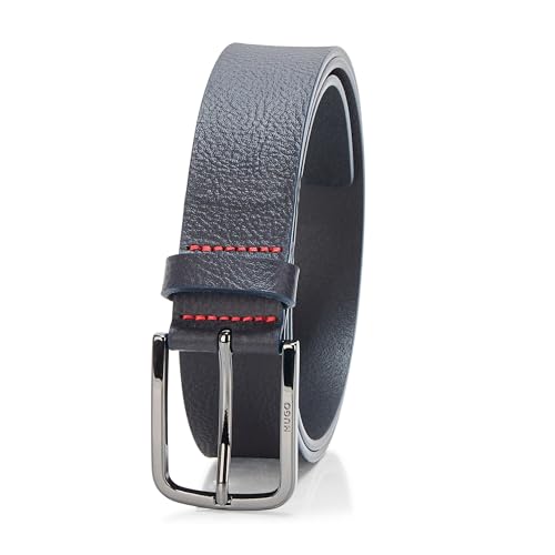 Ceinture femme HUGO Gurth cuir véritable accessoire mode noir