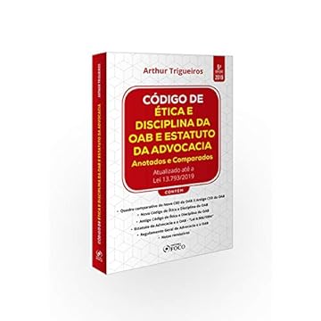 Capa do livro Código de ética e disciplina da OAB e Estatuto da Advocacia: anotados e comparados: 5ª edição - 2019