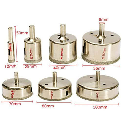 Set de 7 brocas para taladro con recubrimiento de diamante miniatura 3