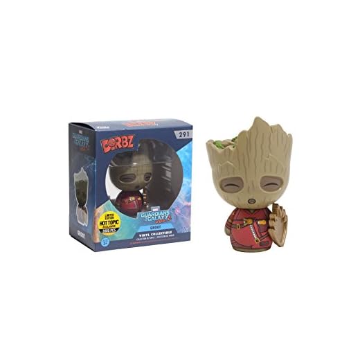 Dorbz Guardians of The Galaxy 2 Vinyl Sugar Vinyl Figure Young Groot with Shield