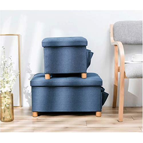 Repose-pieds avec boîte de rangement 33L pour petits espaces