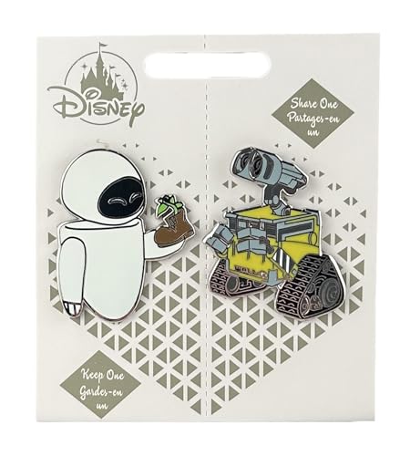 Disney Pin – Valentines – Share One/Keep One – Walle – Walle and Eve