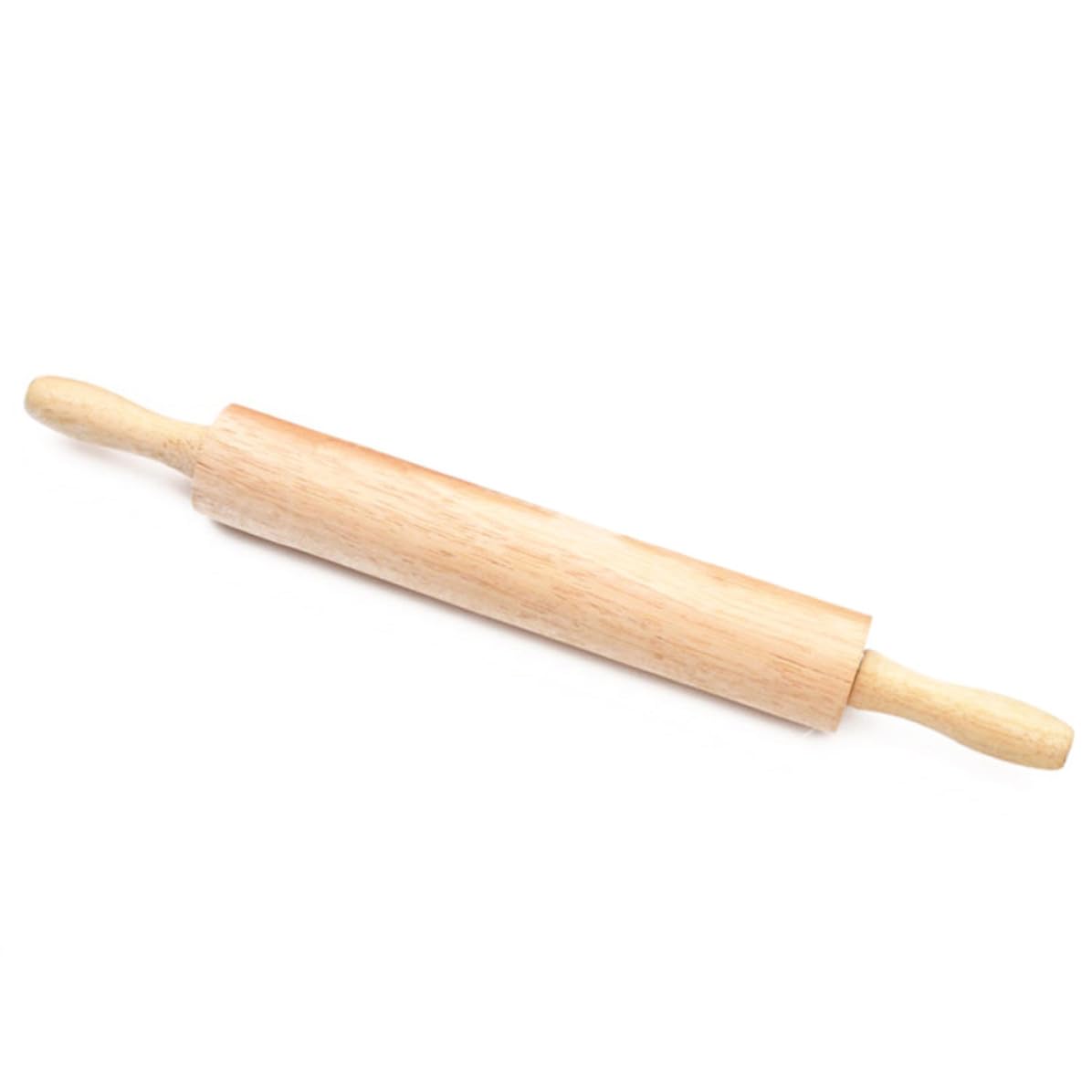KICHOUSE 2 Stück Unbemalte Teigrolle 47x6cm Wachsfreies Nudelholz zum Backen von Pizza und Kuchen Essenzielles Küchenwerkzeug Leicht zu Reinigen