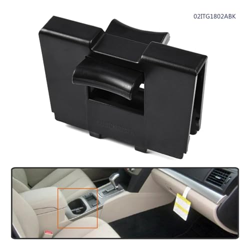 Inserts de porte-gobelets pour console centrale rigide anti-vibration pour Subaru