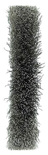 Image of Weiler 01508 6 inch Maximum Density Crimped Wire Wheel, .0118 inch Stainless Steel Fill, 5 /8 inch-1 /2 inch Arbor Hole, Made in The USA
