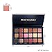 Beauty Glazed 18 Colors Rose Gold Textured Eyeshadow Palette Makeup Contour Metallic Eye Shadow Palette