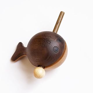12.5cm Woodfish Knocks Real Solidwood Portable Desktop Decoration Small Ornaments
