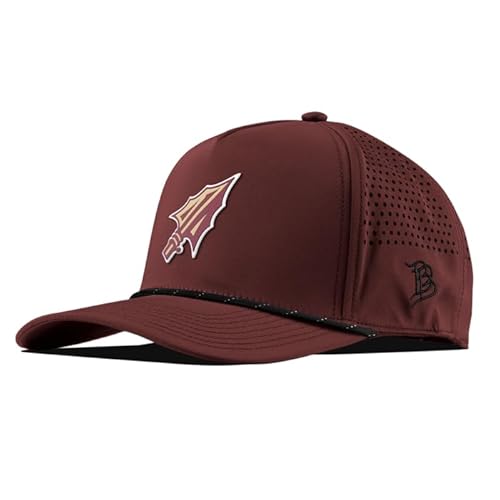 Branded Bills Officially Licensed x Florida State Seminoles Maroon Black Rope 5-Panel FSU Spear Tip