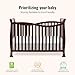 Dream On Me Violet 7-In-1 Convertible Life Style Crib In Espresso, Greenguard Gold Certified, 4 Mattress Height Settings, Made Of Sustainable New Zealand Pinewood
