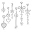 7pcs silver