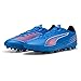 PUMA Ultra 6 Play MG - Tenis de fútbol Unisex, Ultra Blue Puma White Glowing Red, 46 EU