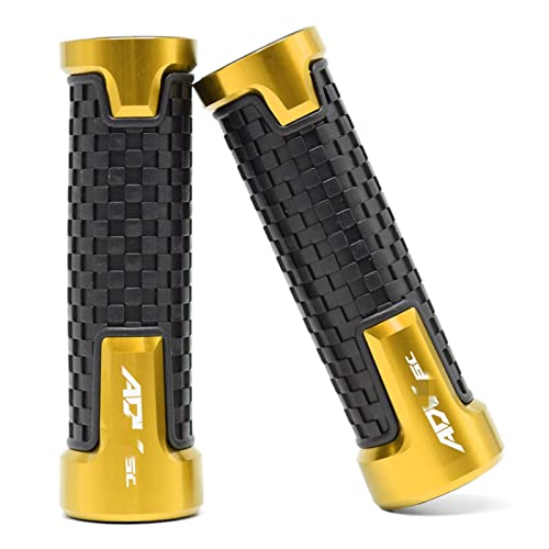 Poignées de guidon moto anti-vibrations 22mm grip vert