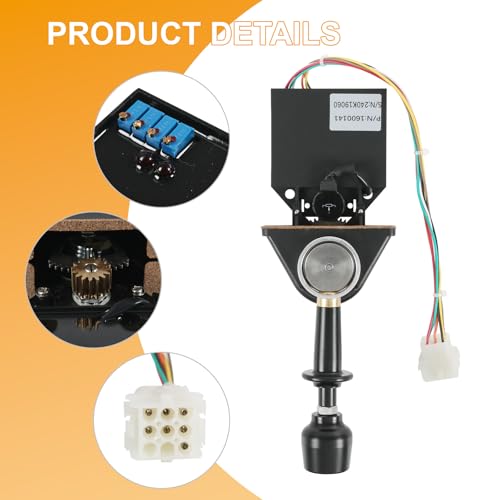 Image of Joystick Controller 1600141 Compatible with JLG Boom Lift | For 40H 40H+6 40HA 45HA 60H 60H+6 60HA 70H 80H 80HX 80HX+6 86HX 150HAX # JL1600141