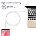 COOYA 5A Supercharge USB Type C Cable Super Charging Cord Compatible with Huawei P20 P30 Pro, Mate 20 Pro, Mate 9, 10 Pro, P10 Plus 2Pack 3.3FT White