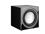 Dali E-9F Active - Subwoofer (220 W, Altavoz de subgraves (subwoofer) Activo, 37-200 Hz, 25000 Ω, 22,9 cm (9'), Negro)