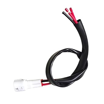 3 Pins Auxiliary12V Connector Socket Options Plug Adapter Cable Wire Wiring Harness Compatible for Yamaha Tenere 700 Rally XTZ07/XTZ700 Tenere