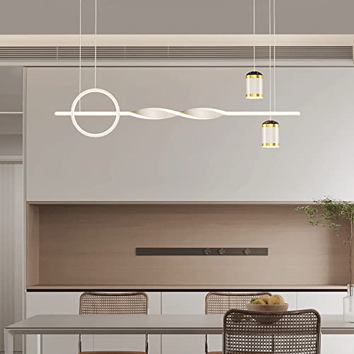 Lustre LED à intensité variable suspension longue 120cm ciel étoilé - 3