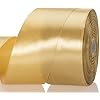 Amazon.com: YASEO 2 Inch Champaign Gold Solid Satin Ribbon, 50 Yards ...