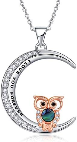 TANGPOET 925 Sterling Silver Aniaml Necklace Love Heart Pendant Jewellery Gifts for Women Mother Girls Daughter