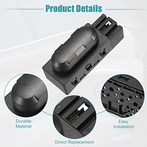 Acropix Front Left Side Car Power Seat Switch Control Adjustment Adjust Recline Recliner Switch Fit For Ford Edge - Pack Of 1 Black #TOP4