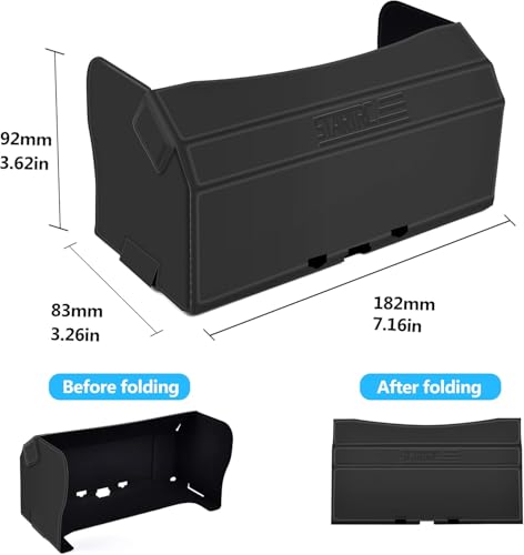 Mini 5 Pro RC-N3 Parasol para DJI Mini 5 pro/Neo/Mini 4K /Air 3 /Mini 2 SE/Mini 3 /Mini 3 Pro/Mavic 3 Classic Controller Accesorios para pantalla de teléfono inteligente de 4.4-7.1 pulgadas