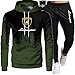 SPONYBORTY pour des Hommes Survêtement Ensemble Le Jogging Costume Lambo.RGhi.ni Chandail Hooded Veste + Pantalon Sweat À Capuche Basketball Vêtements Ensemble Vestes Veste/B/S