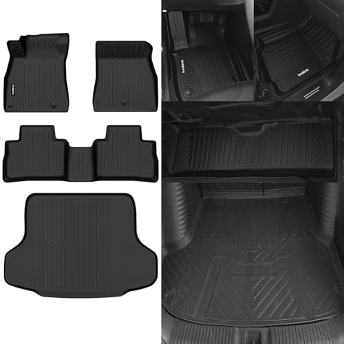 Naibeve Floor Mats for 2026 Nissan Sentra - All Weather Custom for Nissan Sentra Floor Mats & Cargo Mat Waterproof Interior Accessories