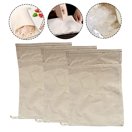 Sac à glace pilée réutilisable en coton absorbant pour broyer sans eau