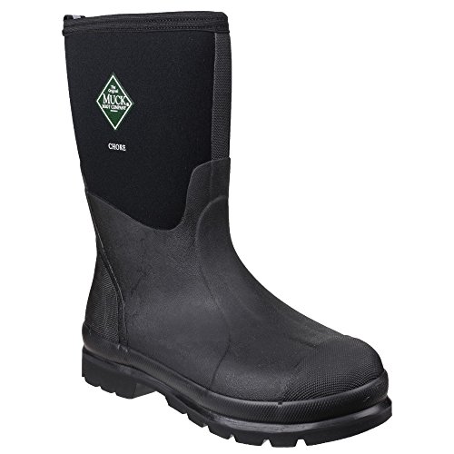 Muck Boot Chore Classic Men's Rubber Work Boot (10, Black)