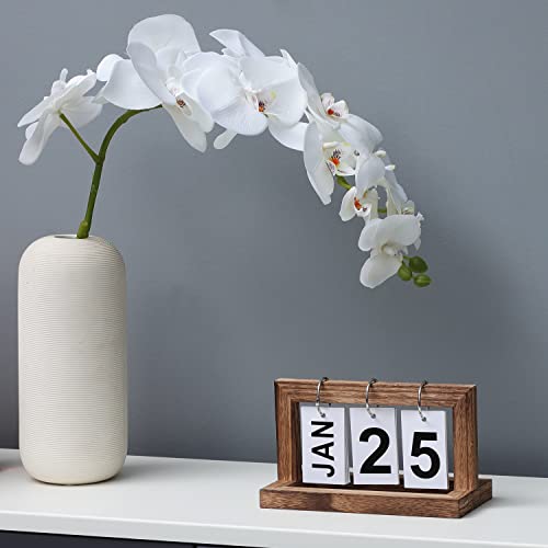 Calendrier de bureau perpétuel gris délavé - Cadeau commémoratif