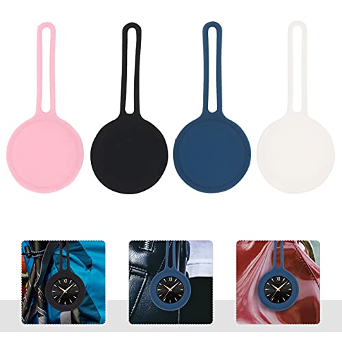 Hemobllo 4 stuks Tracer hoezen Tracer afdekkingen compatibel met Airtag (gesorteerde kleuren) - Image 6