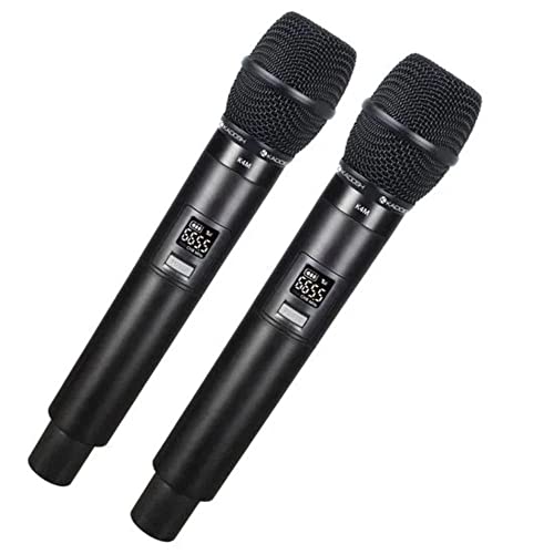 Microfone sem fio uhf kdsw 402 m uhf (mão + mão)