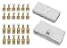 Produktbild 10x Gehäuse Stecker 6,3mm Flachsteckhülsen Flachstecker Steckergehäuse (12 Polig)