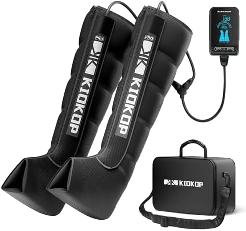 Air Compression Recovery System Full Leg Massager Boots with 8 In...