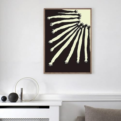 Impression sur toile HD noire et blanche grand format 60x80cm