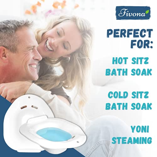 Fivona Sitz Bath Seat for Soak and Steam Postpartum Essentials Care