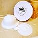 Madam of Leisure Infinity Bath Overflow Drain Cover - Fill Your Bathtub as High as You Dare for a Deeper and Warmer Bath (White)