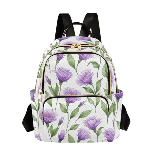 Sac à dos de jour fleuri blanc pour vos balades urbaines et le bureau