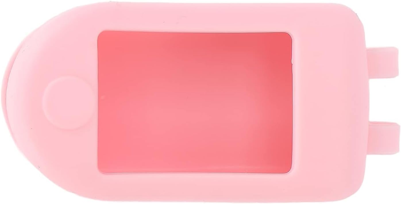 Pink Pulse Oximeter Fingertip Case,Oximeter Case Compact Portable Soft Comfortable Stable Reliable Effective Protective Cover For Home Outdoor Health Monitors，Pulse Oximeters