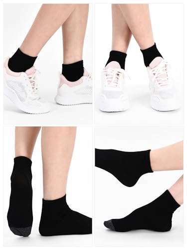 Image of Tarpop 100 Pairs Bulk Mens Socks Moisture Wicking Casual Sports Ankle Socks for Homeless Unisex Adult Men Women