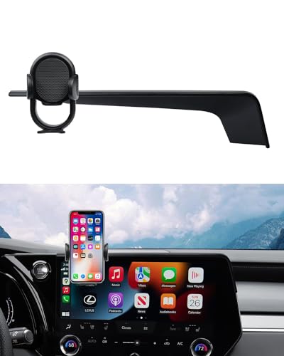Autorder Car Phone Holder fit for 2023-2025 2026 Lexus RX RX350/RX350h/RX500h Accessories Phone Mount 14-Inch Screen Cell Phone Automobile Cradles Hands-Free 360° Rotation(Not for 9.8-Inch)