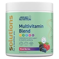 Applied Nutrition Solutions Multivitamin Powder - Daily Multivitamin Drink with Essential Vitamins & Minerals, Energy Immune & Wellness Support Zero Sugar (150g - 30 Servings) (Mixed Berries)