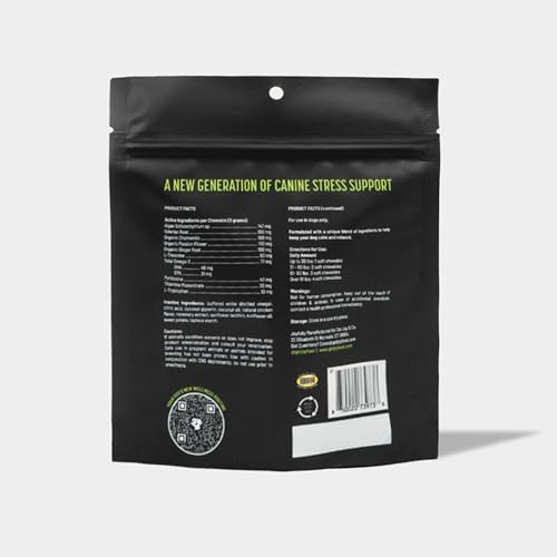 Get Joy Calm+ Stress Support Dog Supplement Chews, 90 Soft Chews, Chicken Flavor, Supports Sleep & Relaxation, with Chamomile & Valerian Root, PhD Animal Nutritionist Formulated, Produced in USA - Thumbnail 7