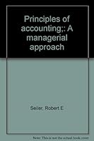 Principles of accounting;: A managerial approach B0007DU8V6 Book Cover