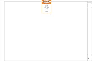 Clearprint 24" x 36" 1000H Design Vellum Sheets with Architect Title Block, 16 lb., 100% Cotton, 100 Sheets Per Pack, 1 Each